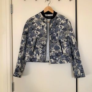 Floral bomber jacket/blazer
